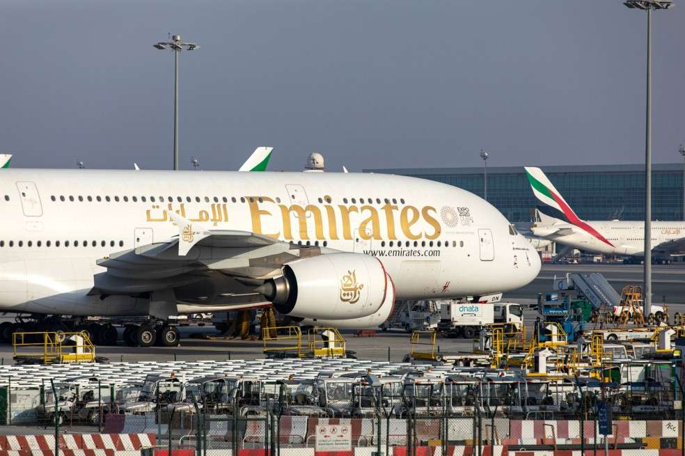 Compañía aérea Emirates.