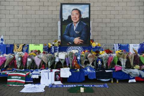 Falcao García se unió a los mensajes de condolencias por la muerte del dueño del Leicester