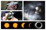 Eclipse solar: las nubes estropean el espectáculo