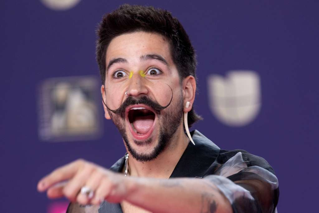 MIAMI (United States), 21/02/2025.- Colombian singer Camilo Echeverri Correa poses on the red carpet for the Premio Lo Nuestro 2025 awards held in Miami, Florida, USA, 20 February 2025. The Premios Lo Nuestro (Our Award) is a Spanish-language awards show honoring the best Latin music, presented by Televisa-Univision since 1989. EFE/EPA/CRISTOBAL HERRERA-ULASHKEVICH