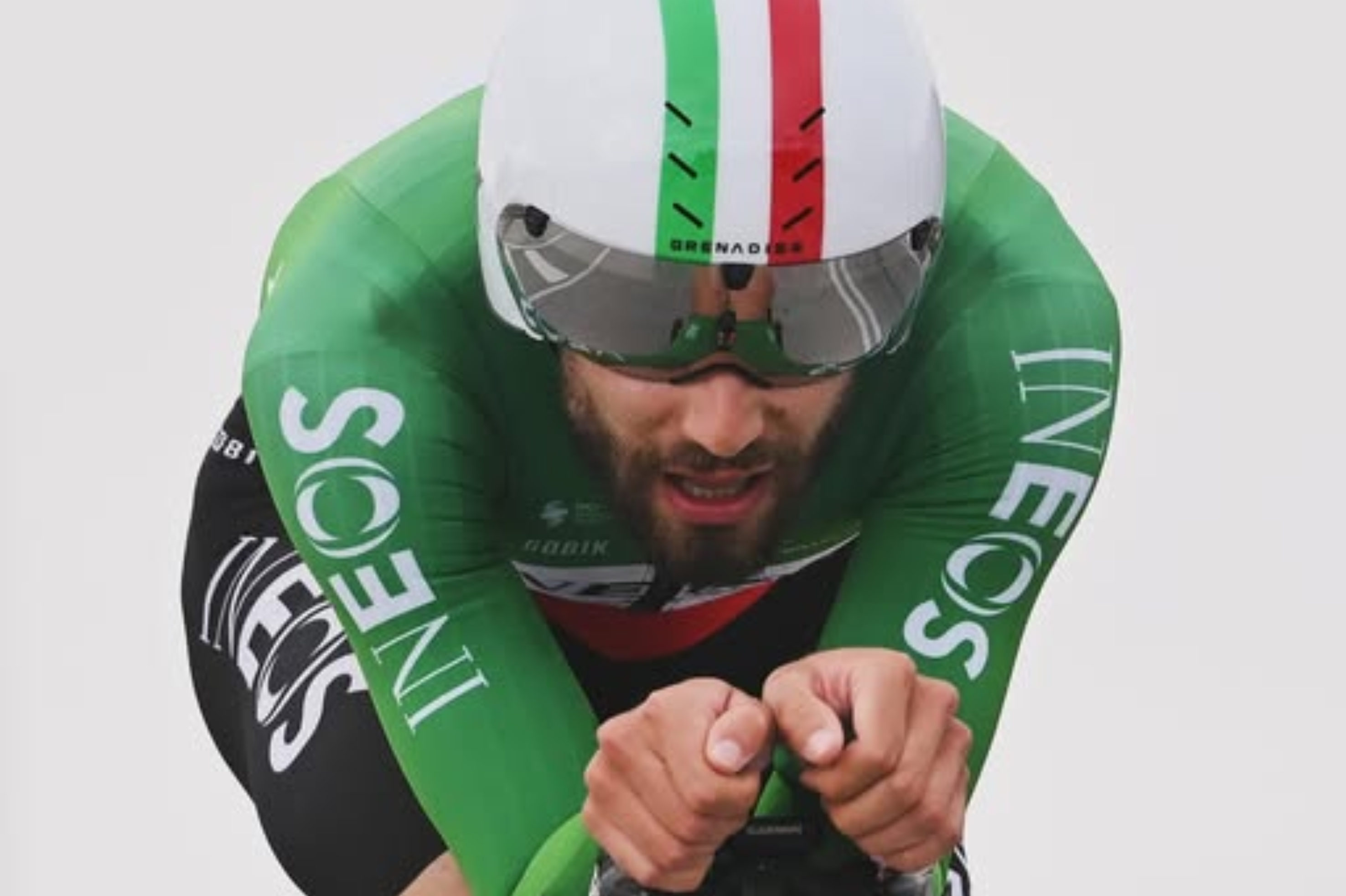 Filippo Ganna, ganador de la primera etapa en la Tirreno Adriático.