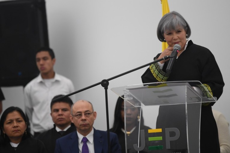 “Somos una jurisdicción de paz, no de venganza”: presidenta de la JEP