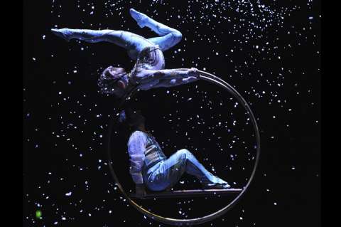 El Circo del Sol ensaya en Berlín