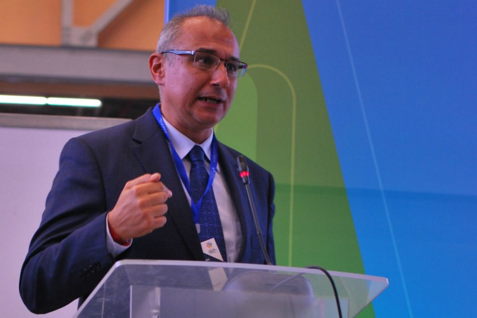 El griego Antonis Mavropoulos, experto en gestión de residuos sólidos. / Foto: Alcaldía de Bogotá