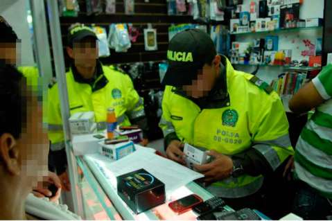 Policía de Bogotá recuperó 179 celulares robados