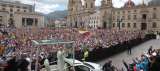Así recuerdan al papa Francisco en Bogotá