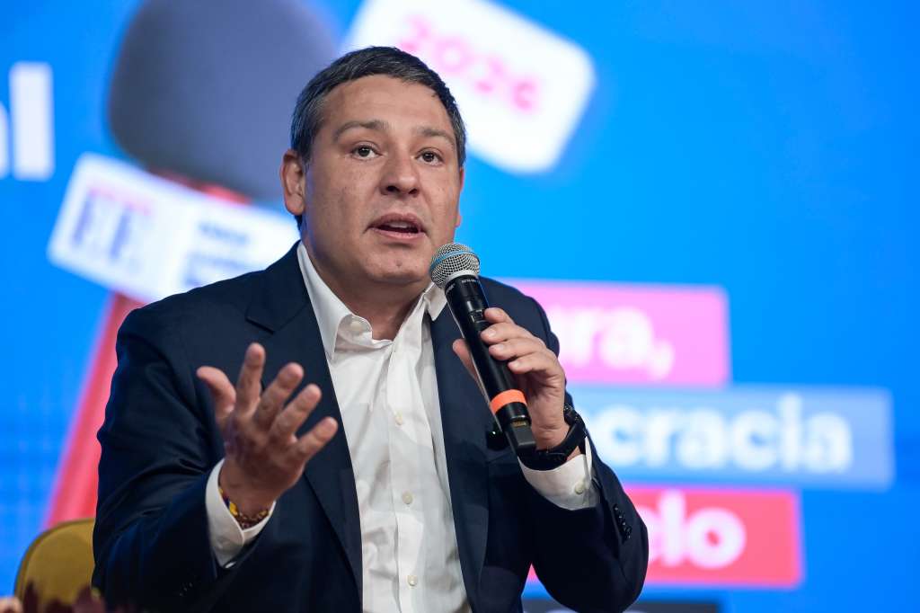 Los candidatos presidenciales Claudia López, Mauricio Lizcano, Carlos Caicedo y Luis Gilberto Murillo participaron del Debate presidencial de El Espectador en la FILBo 2026.