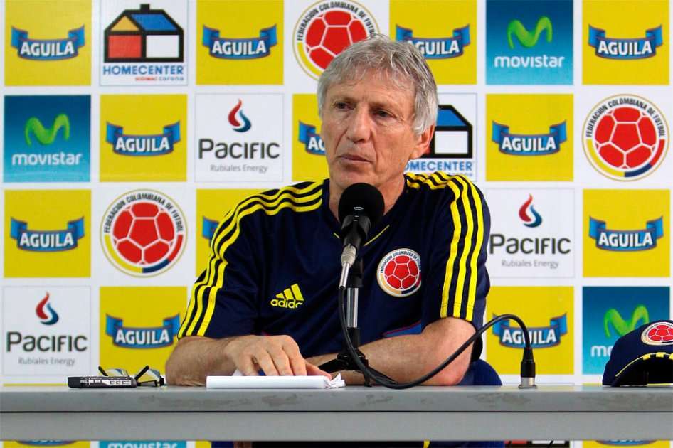 José Pekerman, técnico de la Selección Colombia, en rueda de prensa / EFE