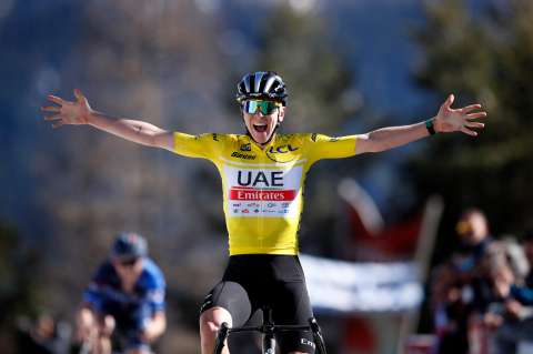 Pogacar vuelve a meter miedo: ganó la octava etapa y es campeón de la París-Niza