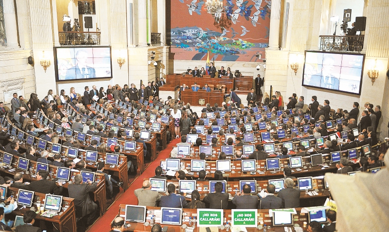 ael Congreso de la República comienza hoy el último período de sesiones correspondiente a la legislatura 2014-2018. / Gustavo Torrijos - El Espectador