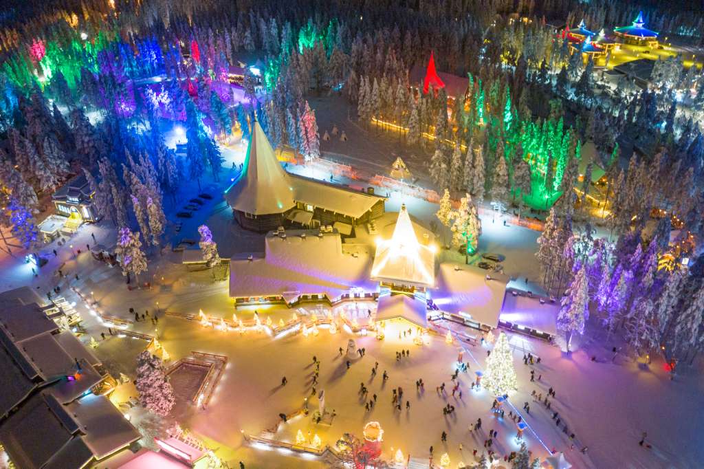 Rovianemi, Finlandia, es conocido como el hogar oficial de Santa Claus.