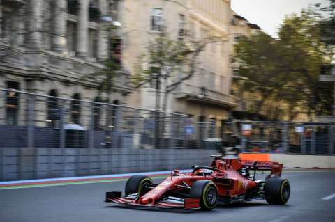 Ferrari fue el más rápido en las pruebas libres del GP de Azerbaiyán