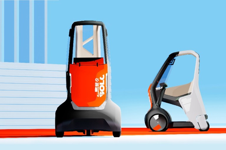 Su fabricante indica que su carrocería, envolvente, con bolsa de aire y botón de emergencia para detenerlo; ofrece mayor protección que los scooters y demás vehículos de transporte personal.