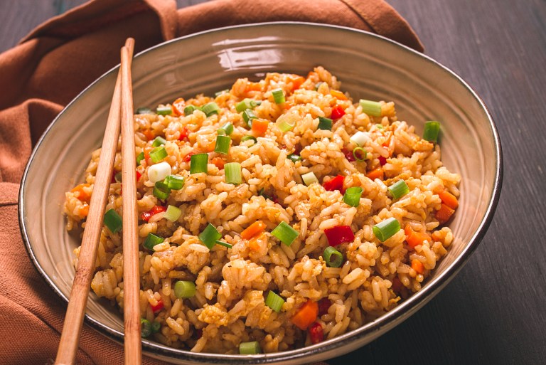 Paso a paso para hacer un arroz oriental