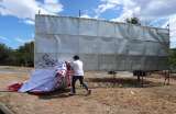 Una valla con la recompensa por Maduro fue derribada en la frontera con Colombia
