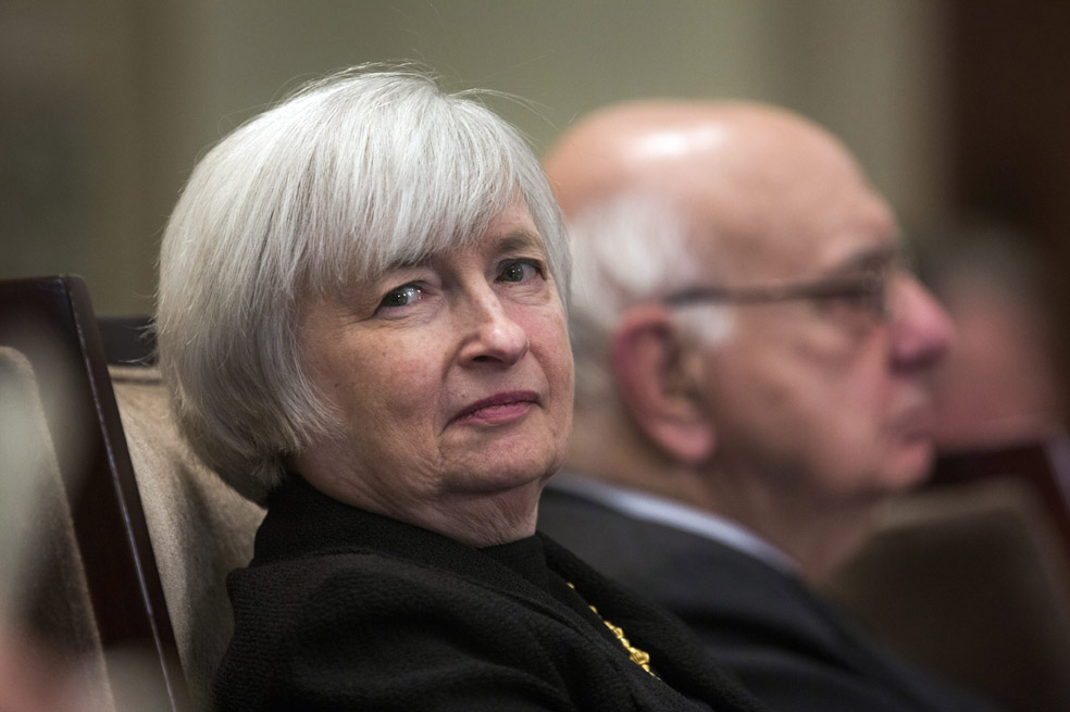 El Senado de EE.UU. confirmó a Janet Yellen como jefa de la Reserva Federal (Fed).  / EFE