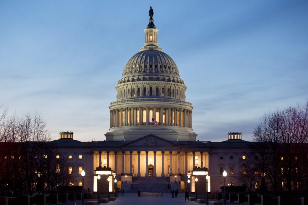 Imagen del Capitolio de Estados Unidos en Washington.