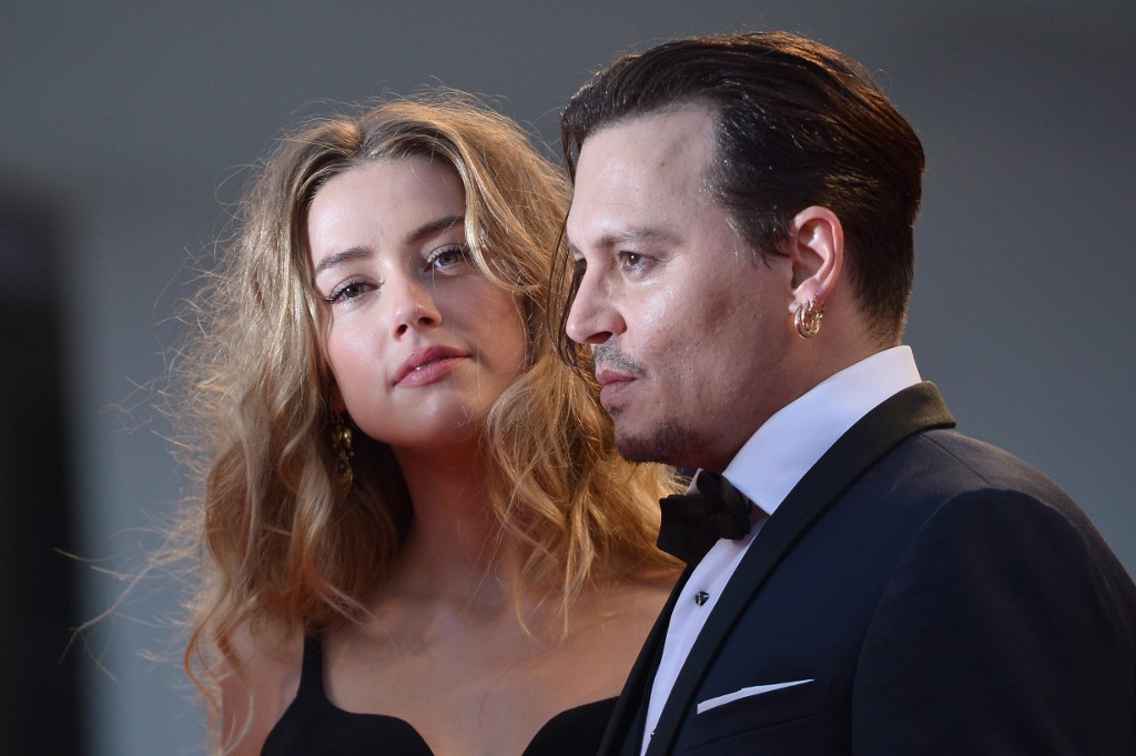 Johnny Depp y Amber Heard.
