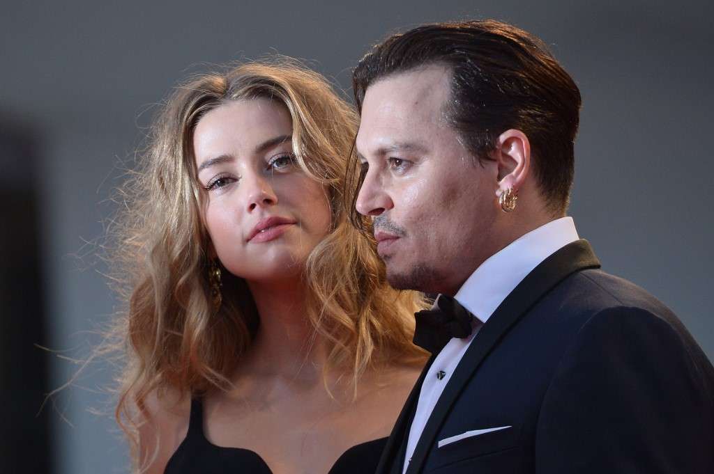 Johnny Depp y Amber Heard.