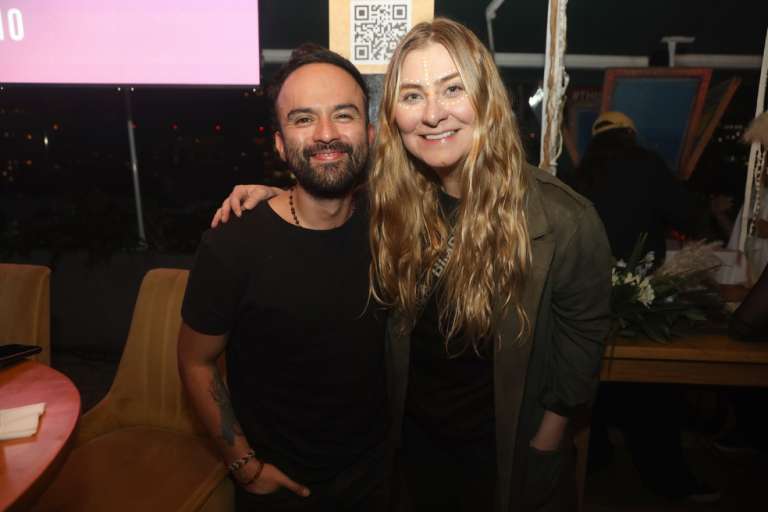 Diego Rodríguez y Paulina Aponte