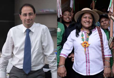 Choque de vices: José Manuel Restrepo y Aida Quilcué se enfrentan por falta de debates