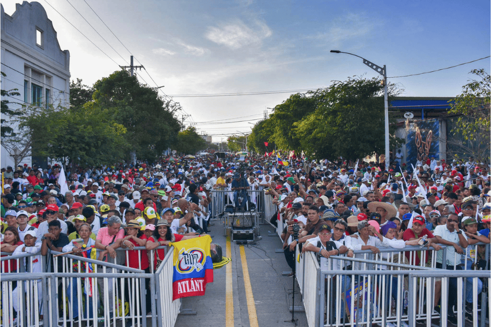 El progresismo, con el apoyo del presidente Gustavo Petro, convocó movilizaciones en Barranquilla este 30 de enero.