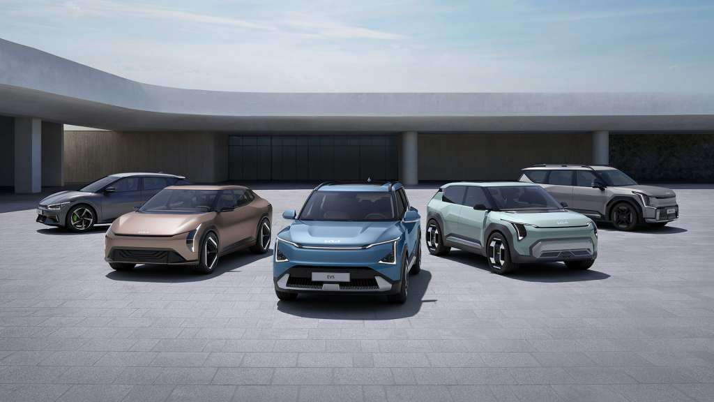 Durante su presentación, Kia anuncio que fabricará los modelos EV3 y EV4, de menor tamaño.