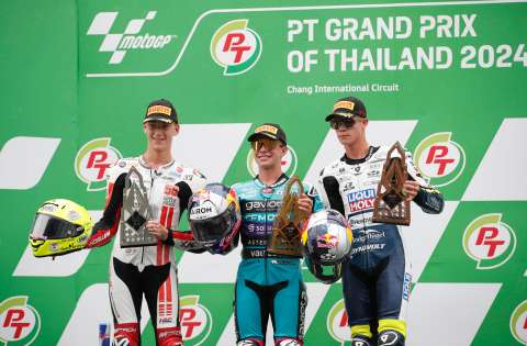 David Alonso no para de hacer historia: llegó a las 12 victorias en la Moto3