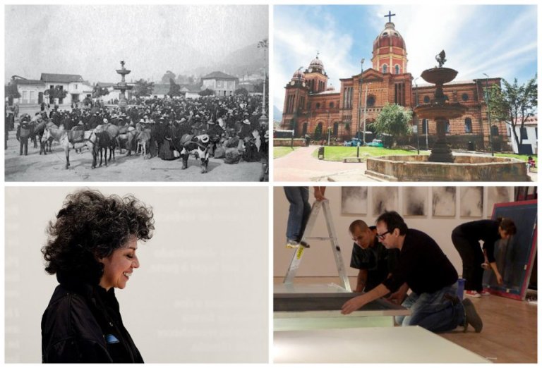 Los artistas que lideraron la restauración de la centenaria fuente de Las Cruces, en Bogotá