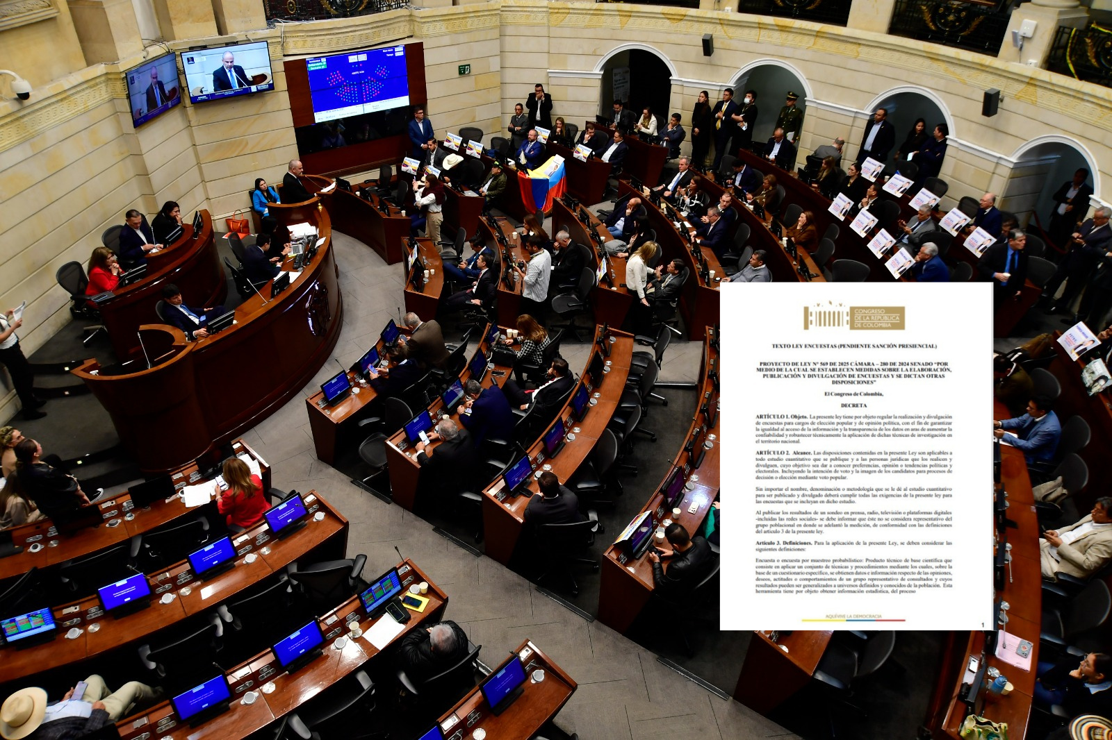Congreso aprobó el proyecto de ley que establece cuáles serán las nuevas reglas de juego para las encuestas políticas.