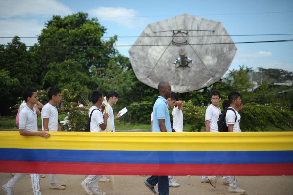 La comunidad, madres víctimas y la fuerza pública de la Sierra La Macarena (Meta), zona golpeada por la guerrilla de las Farc, tuvieron una semana de pedagogía por la paz.
