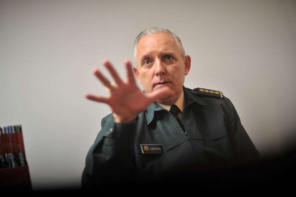 El general Alberto José Mejía fue nombrado comandante del Ejército en julio de 2016. / Andrés Torres