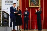 El traje negro con rayas de la reina Letizia: una inspiración para sus looks de oficina