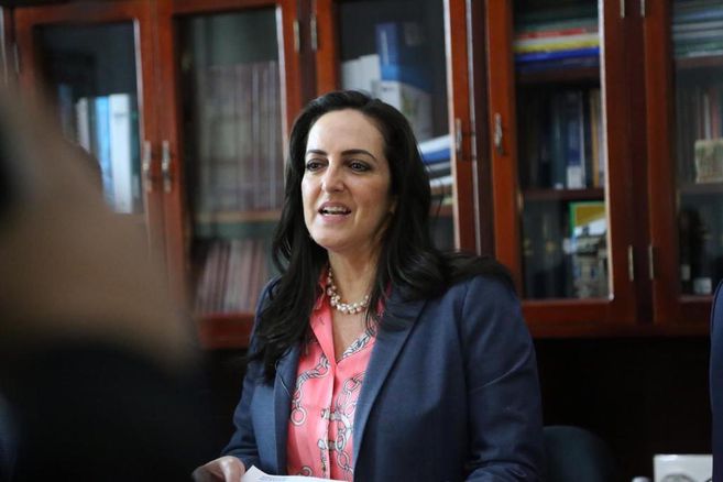 María Fernanda Cabal, senadora y precandidata presidencial.