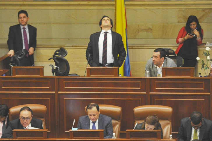 En la Cámara de Representantes, la Justicia para la Paz fue aprobada sin tantos tropiezos como en el Senado. / Gustavo Torrijos - El Espectador