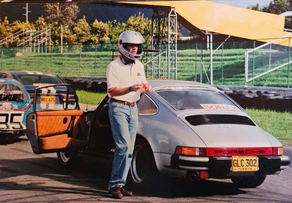 Jorge Franco fue corredor de carros y motos.
