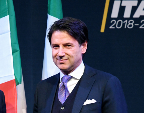 Giuseppe Conte, profesor y abogado italiano.
/ AFP
