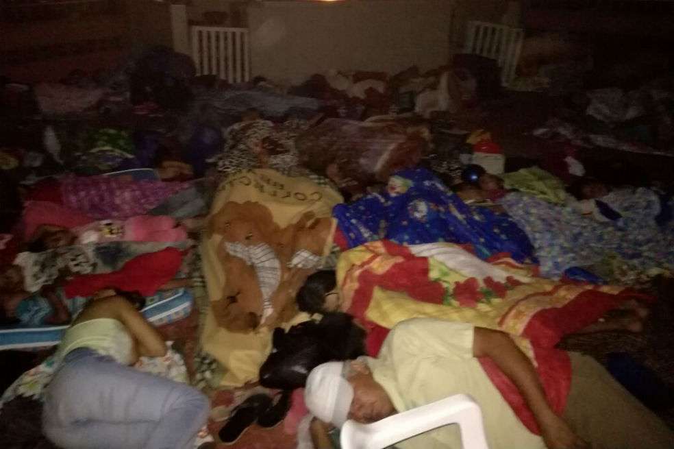 El Instituto Tecnológico de Putumayo sirvió como albergue para más de 150 personas damnificadas. / Defensoría del Pueblo