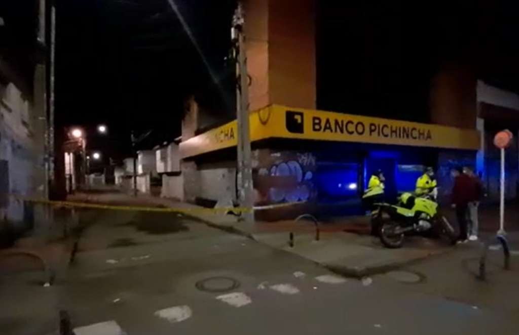 Este fue el banco que intentó ser hurtado por los tres hombres.
