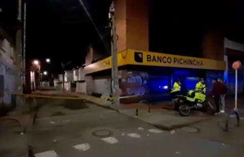 Policía frustra robo a sede bancaria en el noroccidente de Bogotá