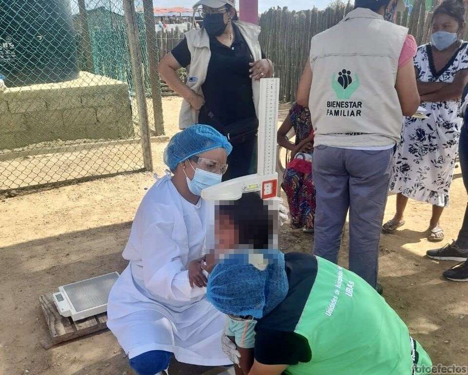 El ICBF evaluó el estado nutricional de los niños con riesgo de desnutrición aguda.