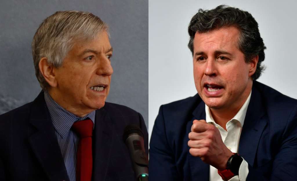 César Gaviria y Juan Manuel Galán
