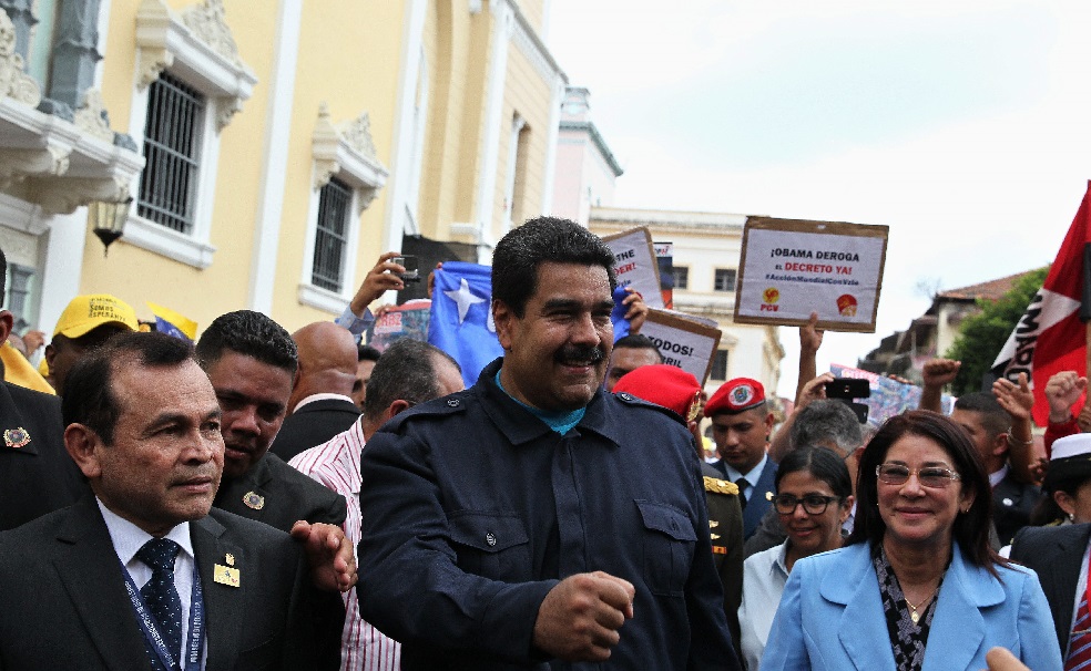 Nicolás Maduro durante su visita al barrio panameño El Chorrillo, escenario de la invasión de EE.UU. en 1989. /EFE