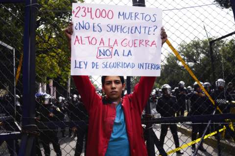 El Gobierno de México confirma 37.485 desaparecidos en el país