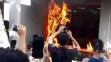 Violenta manifestación ocurrió en Uniatlántico