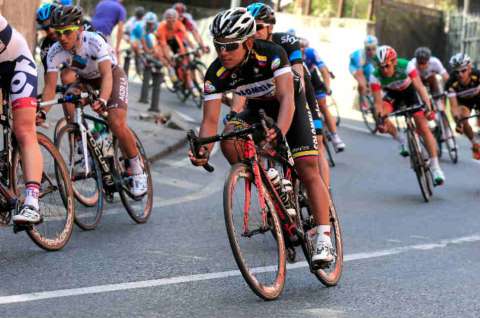 Edwin Ávila fue cuarto en la sexta etapa del Tour de Colorado