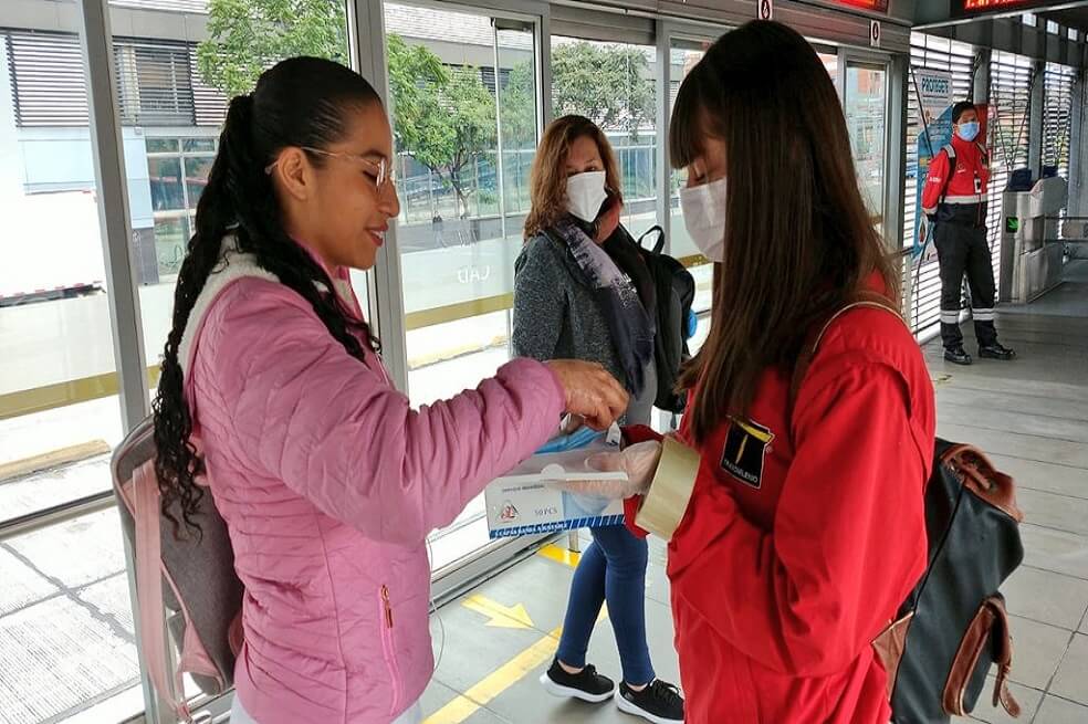 Las campañas seguirán durante toda la semana. / Tomada de Twitter: @TransMilenio