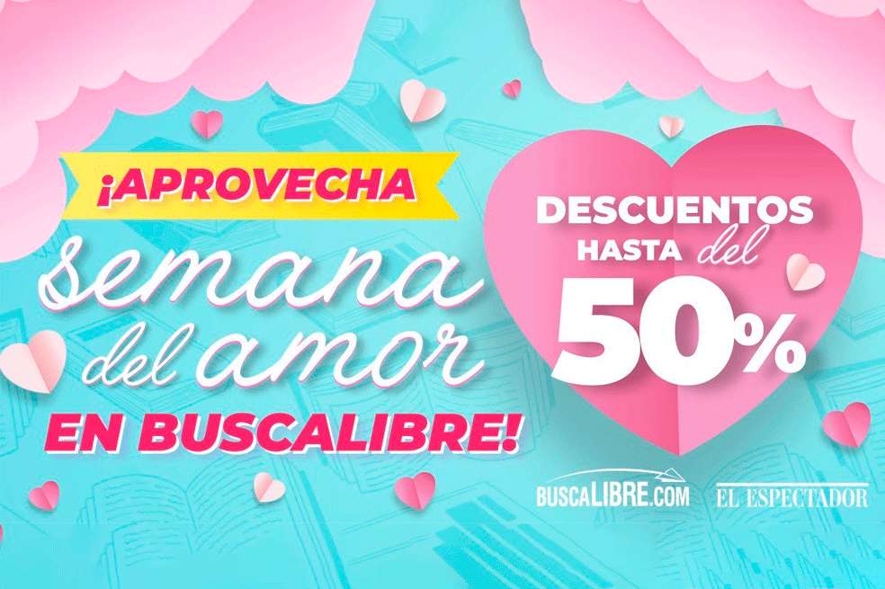 La semana del amor en Buscalibre’, desde el 10 hasta el 16 de febrero.