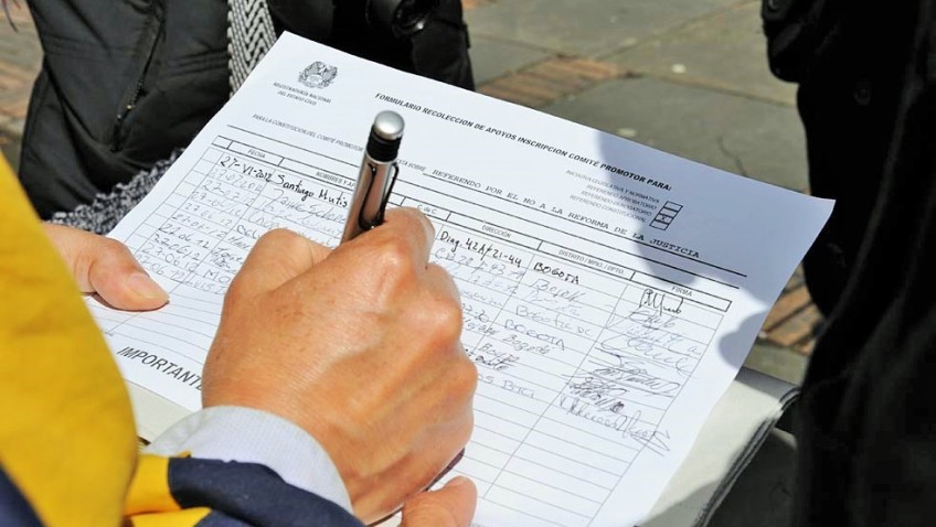 Según la Registraduría, ya son 26 los comités de movimientos ciudadanos inscritos para recoger firmas a nombre de igual número de candidatos. / Archivo