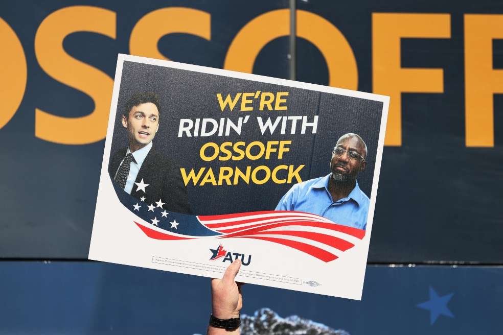 Jon Ossoff y Raphael Warnock